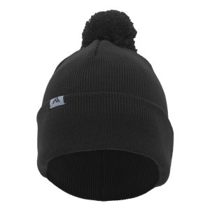 Pacific Headwear Knit Fold-Over Pom-Pom Beanie