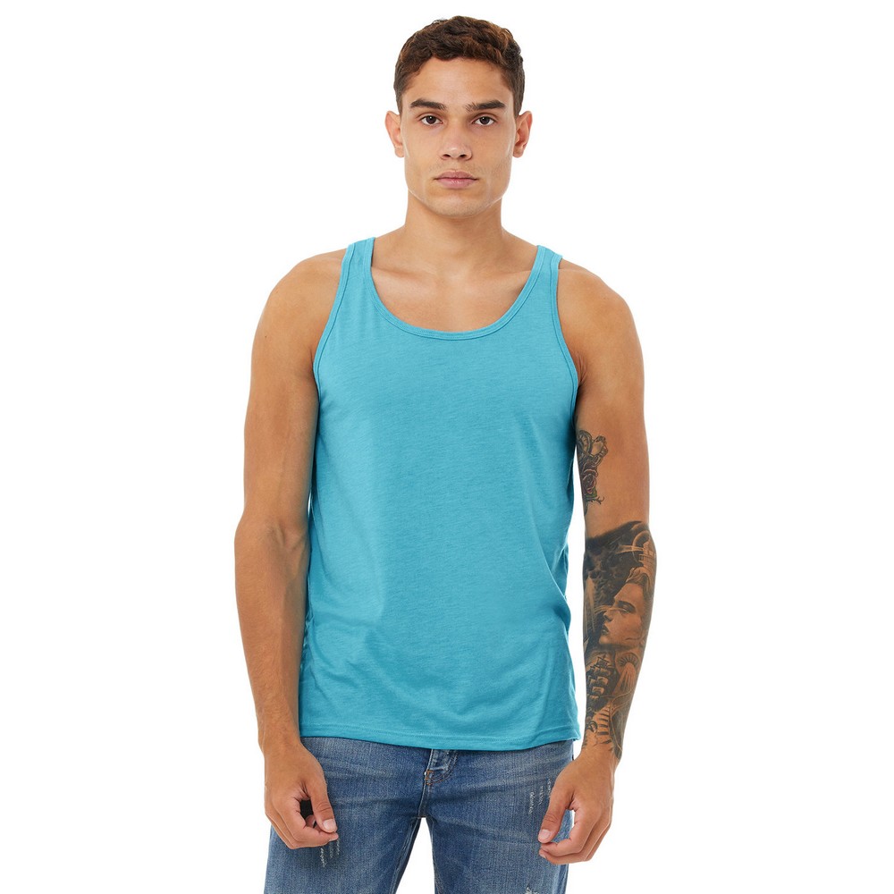 Aqua Triblend Blank