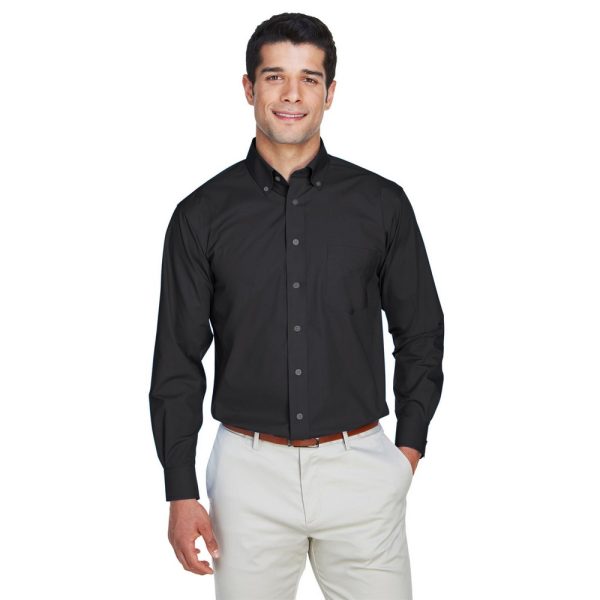 Devon and Jones Men's Crown Collection® Solid Broadcloth Woven Shirt