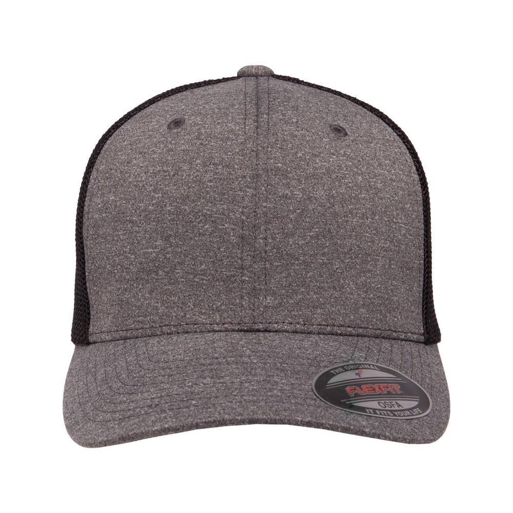 Drk Heather/ Blk Blank