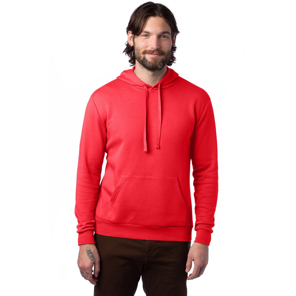 Alternative Adult Eco Cozy Fleece Pullover Hooded Sweatshirt