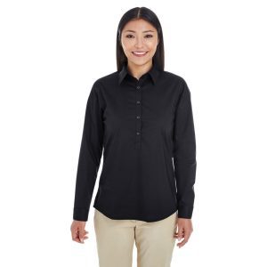 Devon and Jones Ladies' Perfect Fit™ Half-Placket Tunic Top