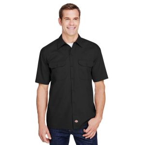 Williamson-Dickie Mfg Co Men's FLEX Short-Sleeve Twill Work Shirt