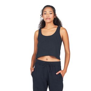 US BLANKS Ladies' Made in USA Hemp Crop Tank