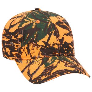 OTTO Camouflage Cotton Blend Twill 6 Panel Low Profile Baseball Cap