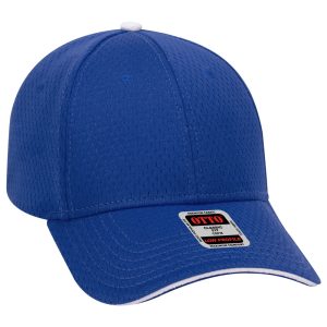 OTTO Polyester Pro Mesh Sandwich Visor 6 Panel Low Profile Baseball Cap