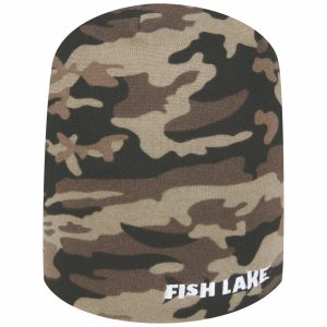 OTTO Camouflage Polyester Jersey Knit 9 1/2" Lightweight Beanie