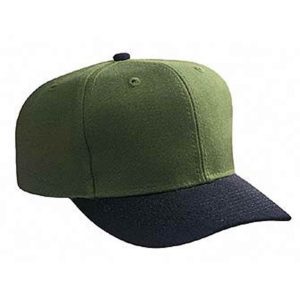 OTTO Wool Blend Twill Youth 6 Panel Pro Style Baseball Cap