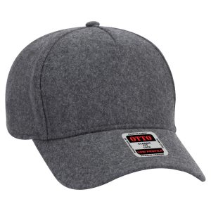 OTTO 5 Panel Low Profile Melton Wool Blend Cap