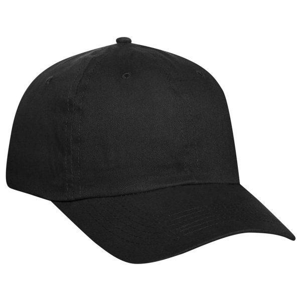 OTTO Brushed Promo Cotton Twill 6 Panel Low Profile Baseball Cap