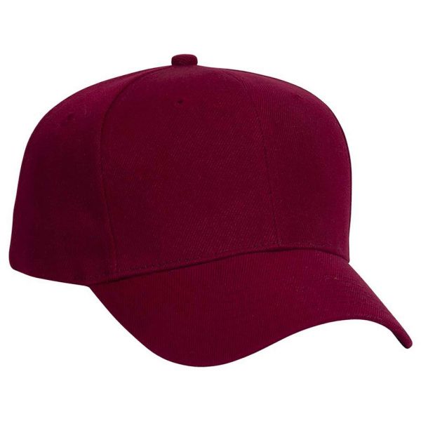 OTTO Alternative Wool Twill 6 Panel Pro Style Baseball Cap