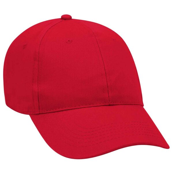 OTTO Brushed Promo Cotton Twill 6 Panel Low Profile Baseball Cap