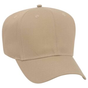 OTTO Promo Cotton Blend Twill 6 Panel Pro Style Baseball Cap