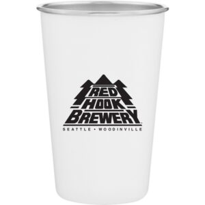 16oz SS Pint - powder (Matte White)