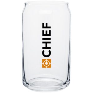 16 oz Plain Soda Can Glass (Clear)