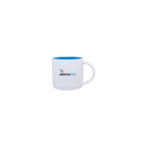 14 oz Minolo (Matte White & Sky Blue)