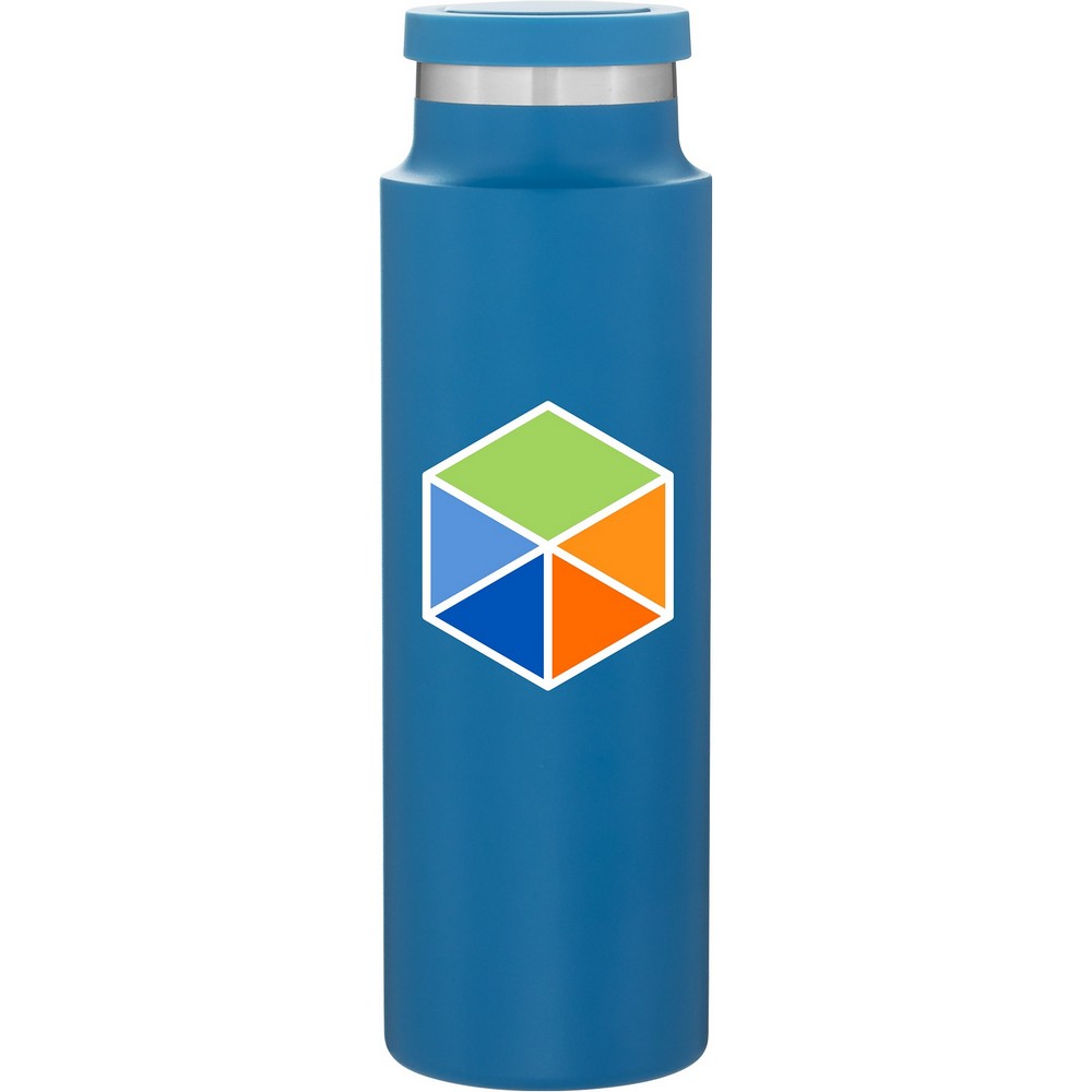 25oz h2go Legion - powder (Matte Steel Blue)