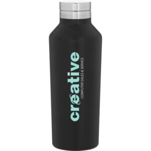 16.9 oz H2go Manhattan - Powder (Matte Black)