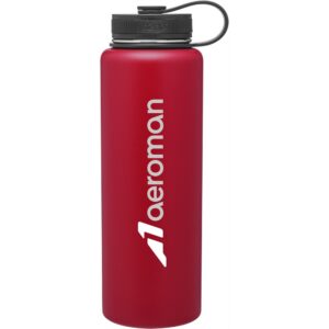40 oz H2go Venture - Powder (Matte Red)