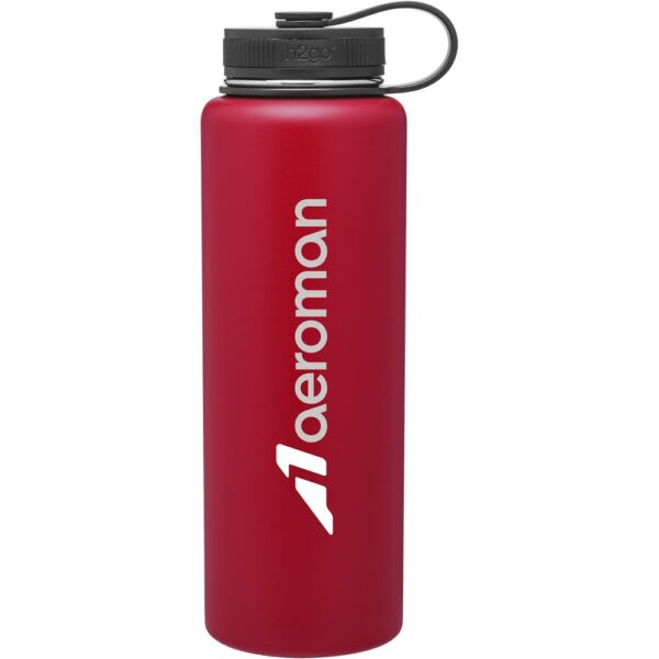 40 oz H2go Venture - Powder (Matte Red)