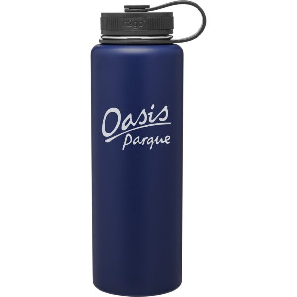 40 oz H2go Venture - Powder (Matte Navy)