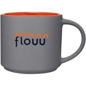 16 oz Monaco (Matte Storm Gray & Orange)