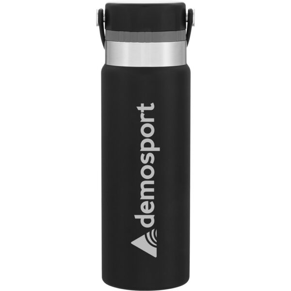 25oz h2go Realm - powder (Matte Black)