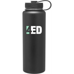 40 oz H2go Venture - Powder (Matte Black)