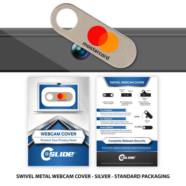 Webcam Cover Swivel Metal with Standard Packaging