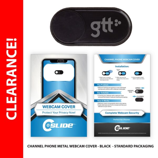 Webcam Cover Channel Phone Metal with Standard Packaging