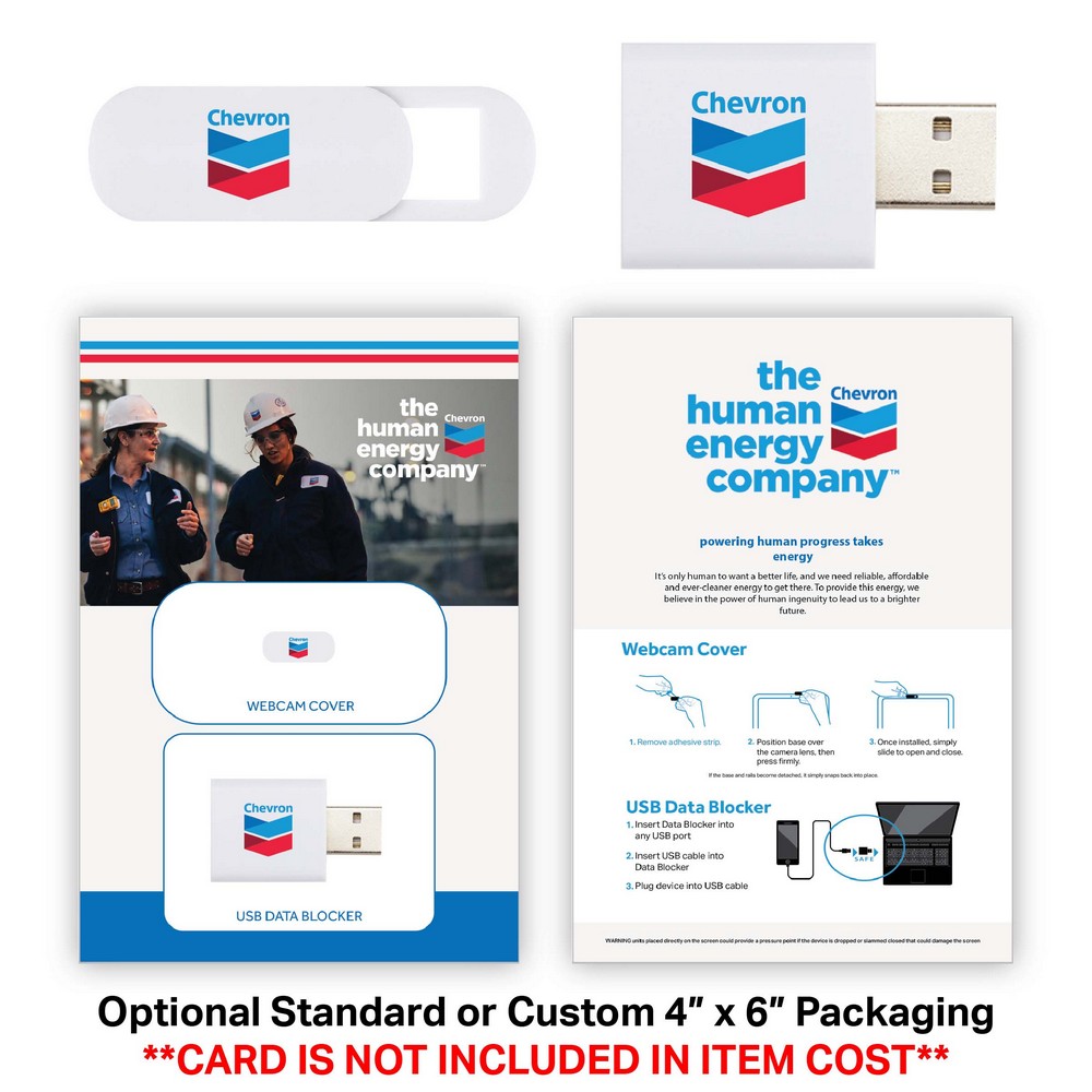 Custom 4" x 6" Packaging White Logo