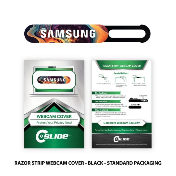 Webcam Cover Razor Strip with Standard Packaging