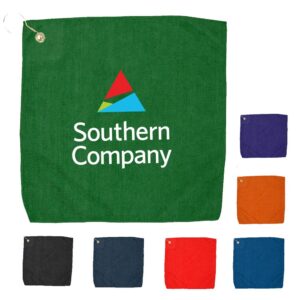 15" x 15" Hemmed Color Golf Towel