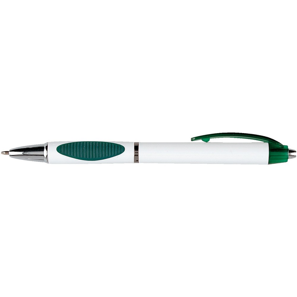 Elliptic White Translucent Gripper Pen