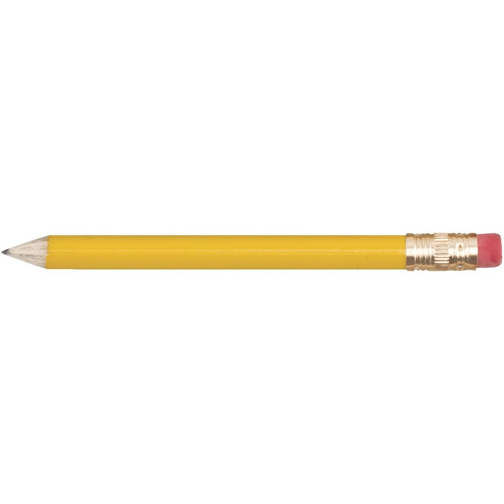 Round Wooden Golf Pencil with Eraser