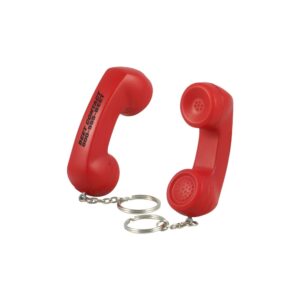 Telephone Receiver Stress Reliever Key Chain