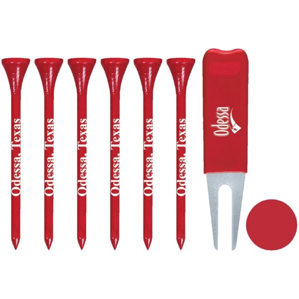 6 Tall Golf Tees/1 BTL-R /1 PM19 Packaged