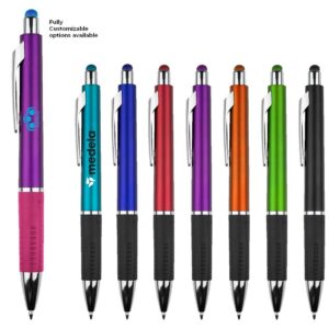 Bounty Metallic Stylus Gripper Pen