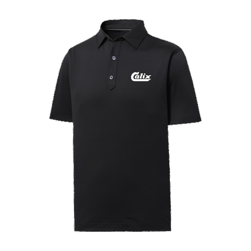 Foot Joy Solid Lisle Set On Placket Polo