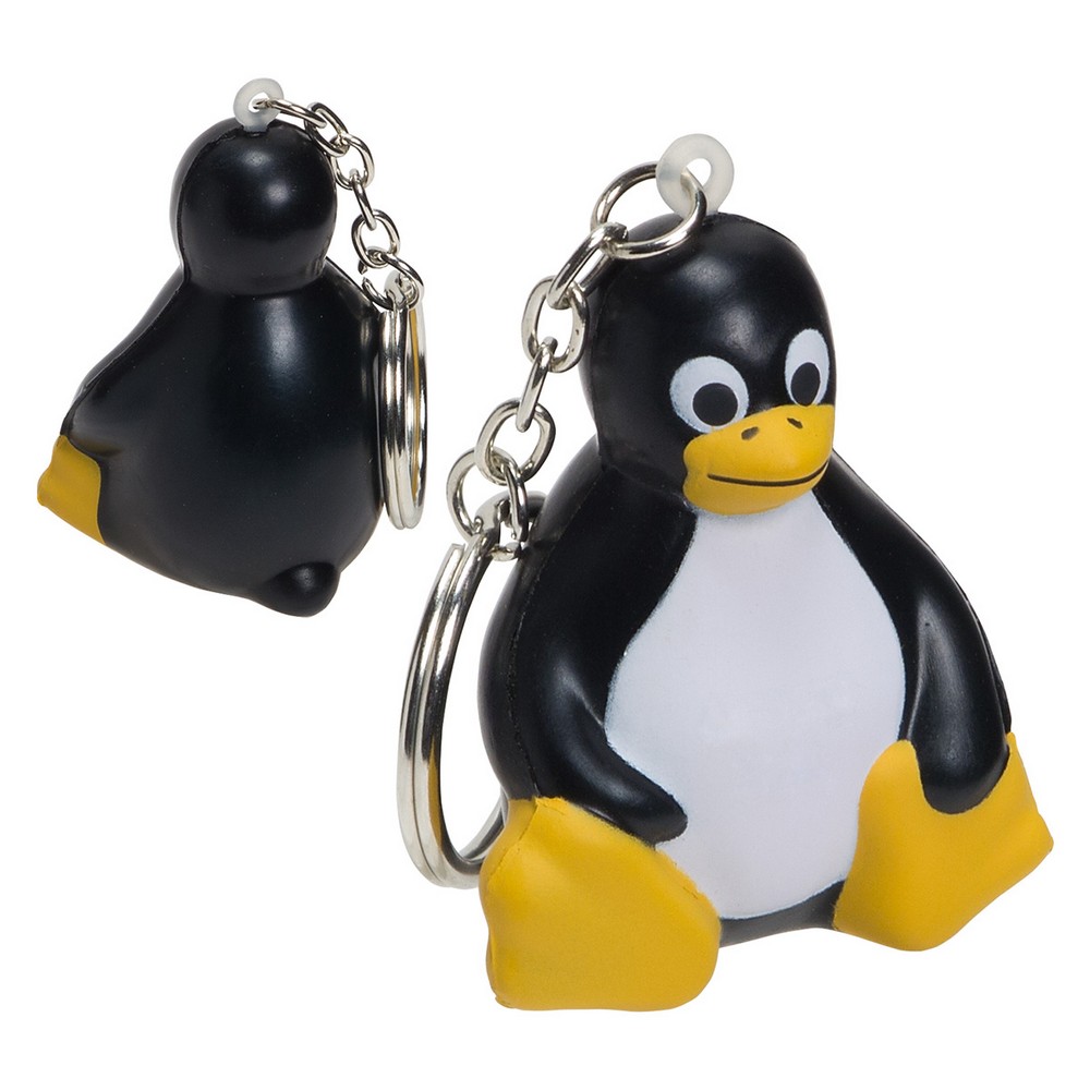 Sitting Penguin Stress Reliever Key Chain