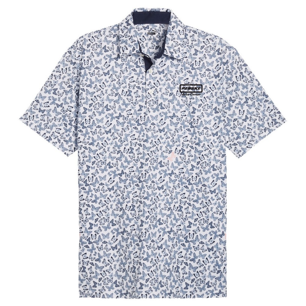Puma Cloudspun Mens Butterflies Polo