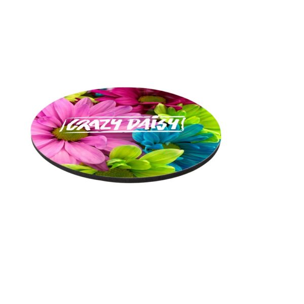8" Rd 1/4" Thick Full Color Soft Mouse Pad