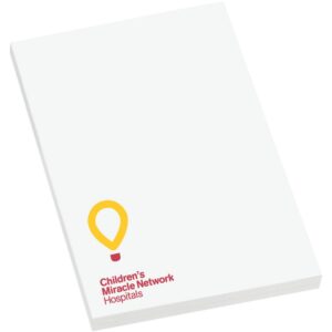 4" x 6" Adhesive Sticky Notepad - 50 Sheets