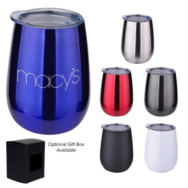 10 oz Stainless Wine Tumbler