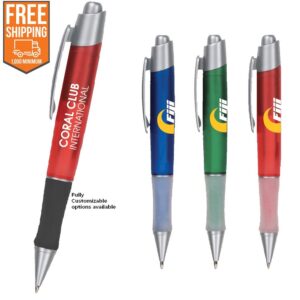 Fiji Translucent Frosted Gripper Pen