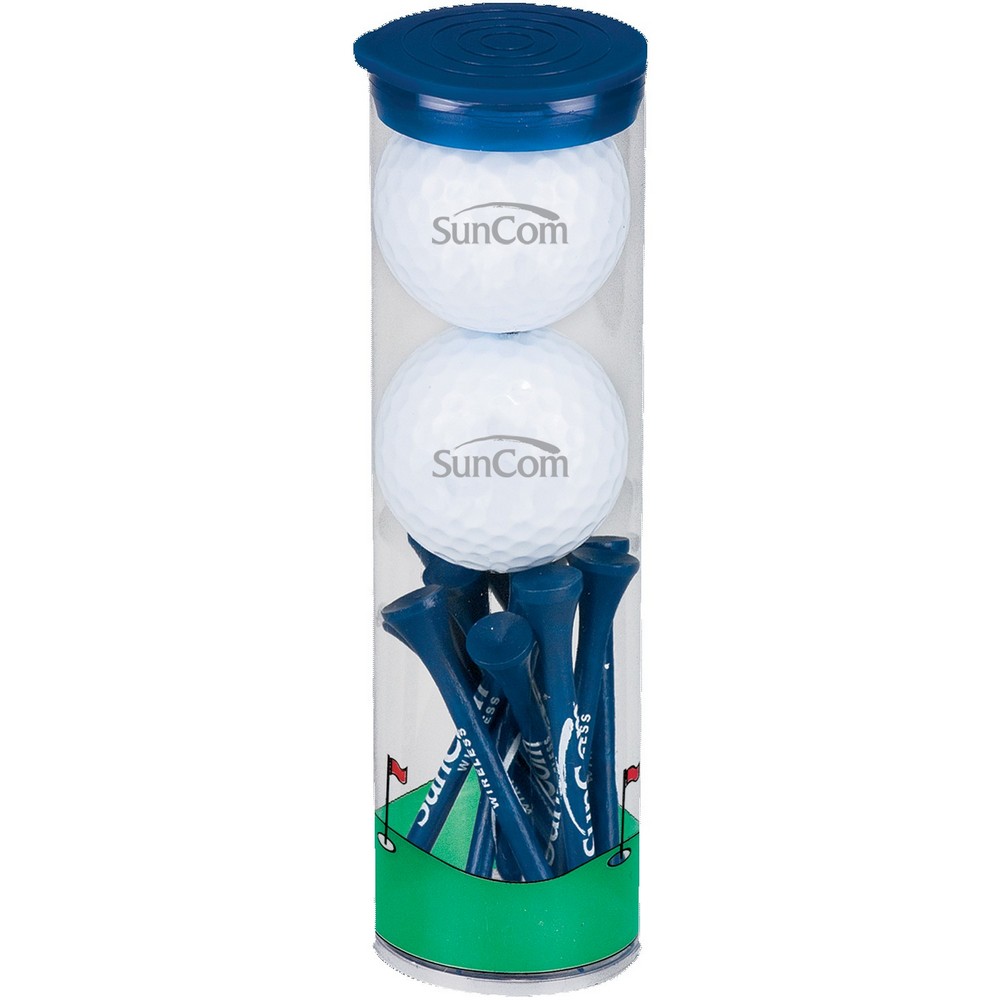 2 Ball Tube W/ Warbird23 Golf Balls