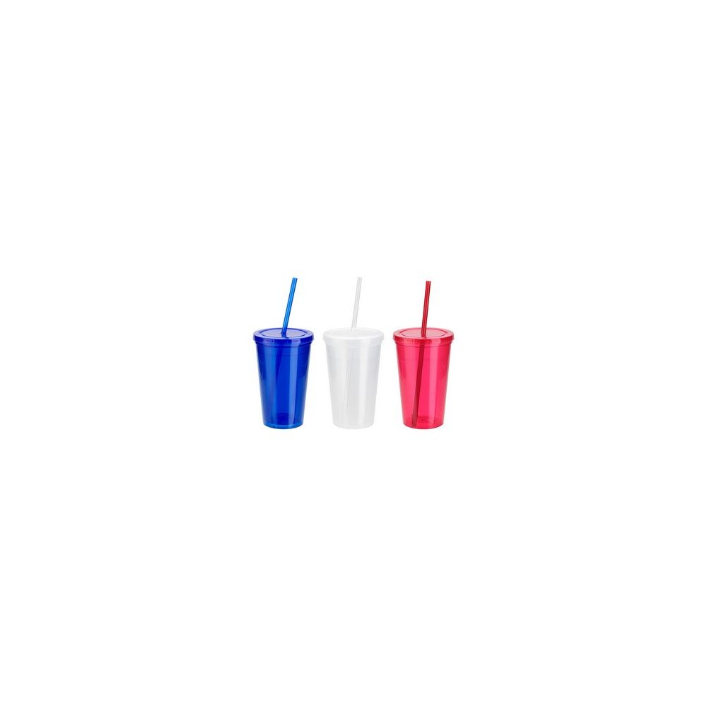 Trifecta 16 oz Tumbler with Lid + Straw