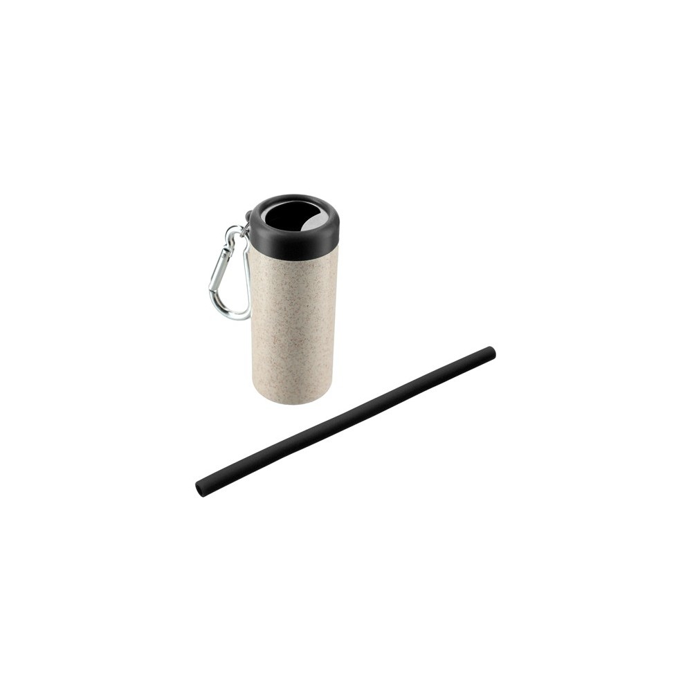 Reusable Straw In Bottle Opener Case