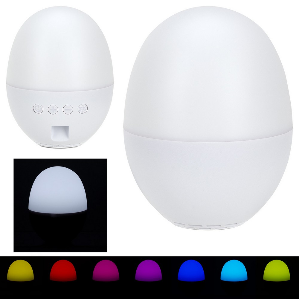 Audio Dome Lighted Bluetooth Speaker with White Noise Sounds