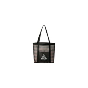 Two-Tone Mesh Shopper Tote Bag
